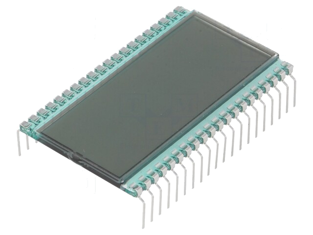 Display: LCD; 7-segment; STN Positive; A.cijfers: 4,5 Display: LCD; 7-segment; STN Positive; A.cijfers: 4,5